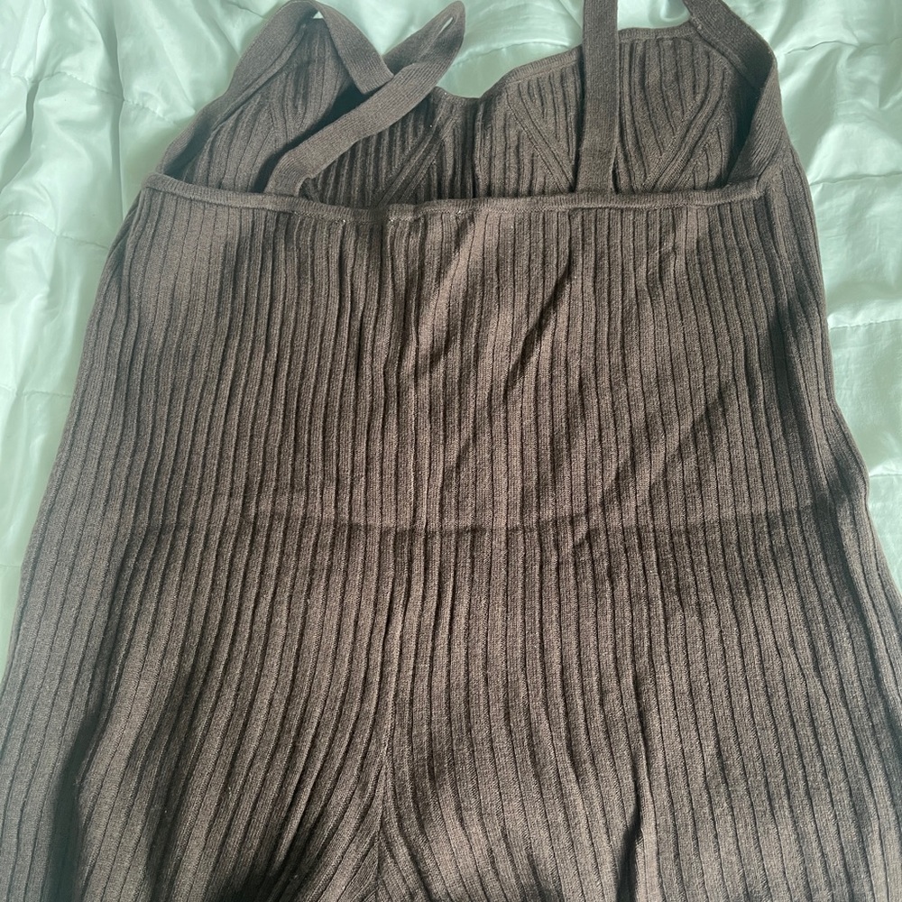 Splendid Brown Ribbed Intimate onesie - Picture 2 of 3